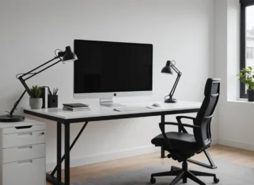 distance entre bureau et mur